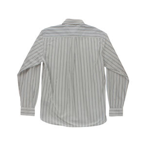 Camisa Tommy Hilfiger para Hombre con Cuello a Rayas y Botones, Blanca/Gris, Talla M, Color: Blanco |   100% Auténtico - Product Image 3