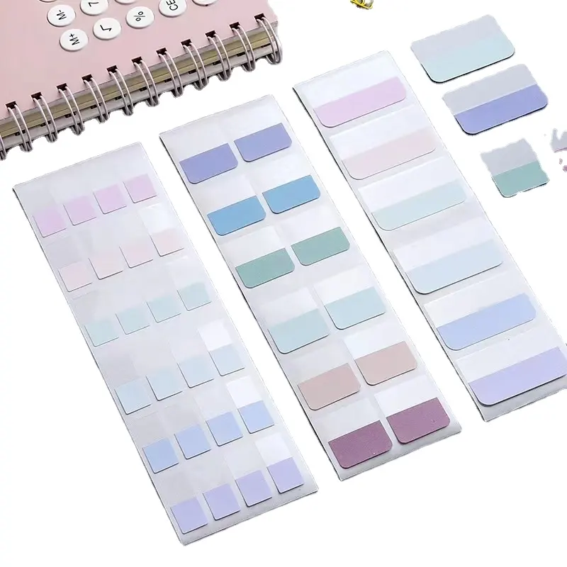 240/120/60 PCS Multicolor Sticky Writable Repositionable Index Tabs Flags for Pages Book Markers Reading Notes