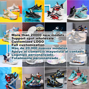 Sneakers Sportive Estive Traspiranti alla Moda per Bambini, <span class=keywords><strong>Scarpe</strong></span> da Jogging Antiscivolo per Esterni, Taglie Grandi 28-38 per Ragazzi, <span class=keywords><strong>Scarpe</strong></span> da <span class=keywords><strong>Basket</strong></span> - Product Image 6