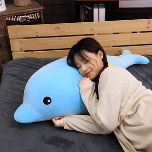 Océan Créature Géant <span class=keywords><strong>Dauphin</strong></span> Animal En <span class=keywords><strong>Peluche</strong></span> Animal De Mer Jouets Grand Animal Squishy Oreiller Maison Lit Décoration - Product Image 6