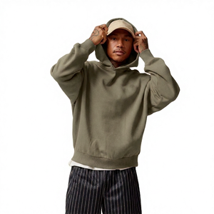 Sudadera con Capucha para Hombre, Tejida en Algodón 100%, Estilo Urbano, con Estampado Sólido, Talla XS - Product Image 1