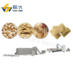 Tsp đậu nành protein mảnh đùn máy móc khô tvp kết cấu protein thực vật khối sản xuất dòng máy thiết bị nhà máy - Product Image 3