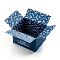 Boîtes cadeaux de Noël personnalisées, boîtes d'expédition pour les fêtes, carton ondulé, carton RSC, boîtes d'expédition couleur offset CMYK
