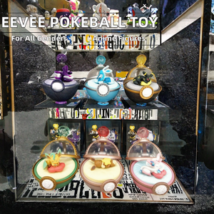 Nouvel arrivage de figurines Pokemoned Pokeball Sleeping Eevee Cartoon PVC Toy pour garçons et enfants Modèle ODM - Product Image 2