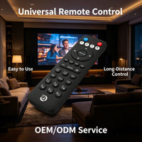 Control Remoto Inteligente IR de 30 Teclas con Código Fijo para TV, Funda de Silicona, Aprendizaje BLE y RF433, Control Remoto OEM Personalizado Premium