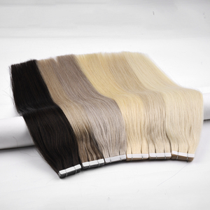 Extensiones de cabello humano KSWIGS PremiumTape In, reutilizables, con cinta invisible, 100% cabello virgen sin procesar, para uso profesional en salones. - Product Image 3