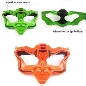 Jeu de combat Laser, 2 couleurs aléatoires, pistolet + deux masques jouets, Cosplay pour enfants - Product Image 2