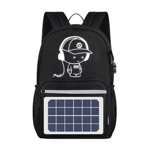 Free Sample High Quality <b>Waterproof</b> Solar Power <b>Back</b> <b>Pack</b> with Solar Panel School Bag Backpack - Product Image 1