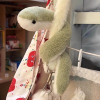 귀여운 녹색 뱀 인형 CJH 뱀의 해 마스코트 접이식 재미있는 간단한 소파 거실 장식 기념품 선물