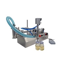 Machine de remplissage liquide de parfum de jus de tête du dessus de Table semi-automatique à petite échelle 1 50-500 ML pour la petite entreprise 2024