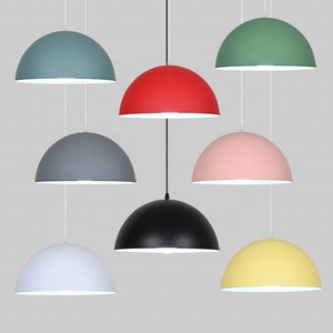 Nordic Hanging <strong>Light</strong> Modern Metal Painted Dome Shaped <strong>Kitchen</strong> Restaurant Office Pendant Lamp Indoor Chandelier Lighting <strong>Fittings</strong> - Product Image 6