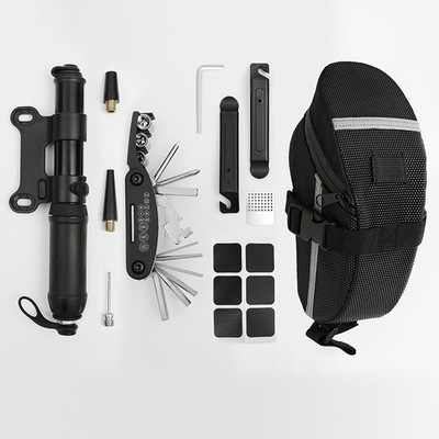 Cyclists Kit De Réparation De Vélo 22 Pièces - Mallette à Outils Portable - Kit D'outils Pour Pneus, Chaîne, Montage Et Réparation De Vélo Avec Mallette De Transport