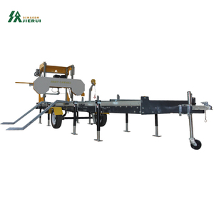 JIERUI <span class=keywords><strong>Aserradero</strong></span> Móvil con Sierra de Cadena, Máquina de Ajuste de Cuchillas de Sierra de 36 Pulgadas, Equipo de <span class=keywords><strong>Aserradero</strong></span> <span class=keywords><strong>para</strong></span> Venta, Corte de Madera - Product Image 1