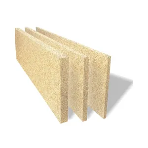 Acoustic mineral fibre wood covering soundproof ceiling tile
