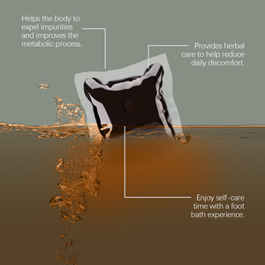 Perle de trempage de pied de désintoxication à base de plantes 10 pièces pour amincir le soulagement des varices - Product Image 3