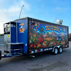 Fully Equipped Mobile Food Trailer <b>With</b> Full Kitchen Towable Mobile Food Truck for Taco, BBQ, Snacks, <b>Coffee</b> & Ice Food Truck Sp - Product Image 3