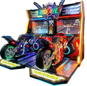 2 player moto racing <b>arcade</b> <b>machine</b> Factory direct cheap <b>arcade</b> <b>game</b> Wholesale coin operated racing <b>machine</b> - Product Image 2