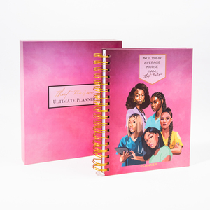 Tùy Chỉnh In Ấn Bác Sĩ Y Tá Tấm Y Tế Máy Tính Xách Tay Tạp Chí Kế Hoạch Bán Buôn Hàng Ngày Điều Dưỡng Báo Cáo Lưu Ý Sách Với Hộp Quà Tặng - Product Image 1