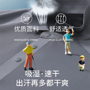 Men's Polo Shirt Nylon Short Sleeve Custom Logo Daily Wear Golf Clothing - Product Image 5