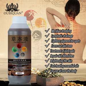 Huile de chauffage liquide à base de plantes à cinq éléments huile essentielle pour tout le corps <span class=keywords><strong>Massage</strong></span> épaule cou méridien grattage - Product Image 6