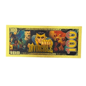 Billet de banque INVINCIBLE Amérique 2026 plaqué or 24 carats pour cadeaux - Product Image 4