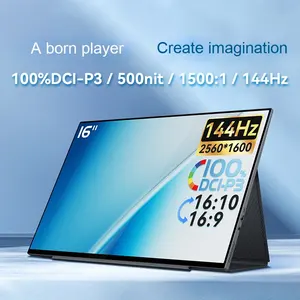 Moniteur <span class=keywords><strong>OLED</strong></span> tactile 4K portable de 15.6 pouces avec commutateur externe 144Hz Interface USB LED Business-Tailles disponibles 14 pouces/17 pouces - Product Image 4