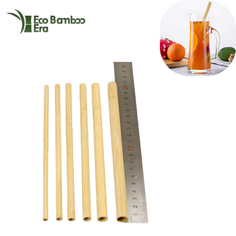 Eco Friendly Bamboo Straws Biodegradable Reusable