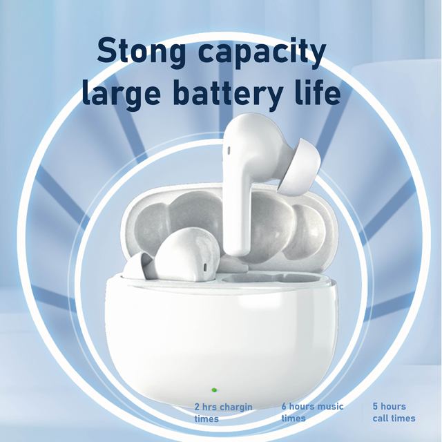 Real Active Noise Cancelling A60 Wireless  Earphones OEM ODM Wireless ANC TWS Earbuds With ENC Microphone Deep Bass Earphone