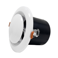 Salon en gros, placard, salle de bain, cuisine plastique ABS réglable rond plafond évent couverture-Soffite disque évent Valve