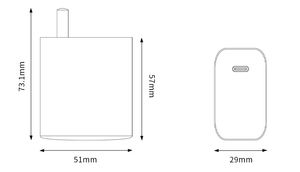 Pd 665 w usb c טעינה מהירה 3.0 מטען טלפון מתאם USB מטען קיר עבור iphone huawawei - Product Image 3