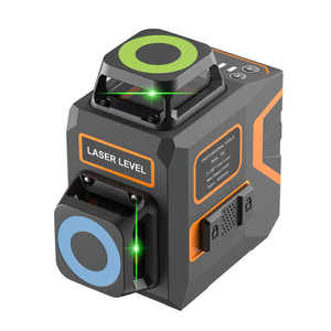 Niveau Laser à faisceau vert 3D de haute précision <span class=keywords><strong>8</strong></span> lignes 360 degrés professionnel auto-nivelant 360 vertical horizontal pour les projets de bricolage - Product Image 1