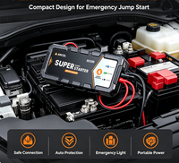ANCEL BS300 1000A Prolongateur de vie de batterie de démarrage à supercondensateur avec 3 alertes de tension en temps réel pour moteurs essence et diesel 3.5L/3.0T