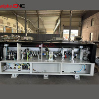 Máquina de Enchapado de Cantos de Alta Velocidad con 7 Funciones, Máquina Automática de Enchapado de Cantos de PVC y MDF para Trabajar la Madera