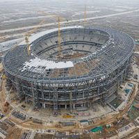 Offre Spéciale – Arène Sportive Moderne à Grande Portée en Acier, Structure Préfabriquée pour Stade et Site Sportif
