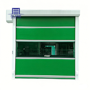 Puerta Rápida de Vinilo de Alta Velocidad con Sensor Automático, Resistente a Impactos, para Fábrica, de PVC, en Rollo - Product Image 4