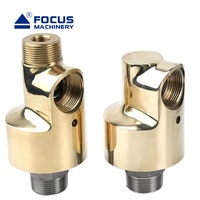 Raccord Rotatif en Laiton pour Eau, Simple ou Double Flux, Rotation à 360 Degrés, Haute Vitesse, Haute Pression, pour Refroidissement