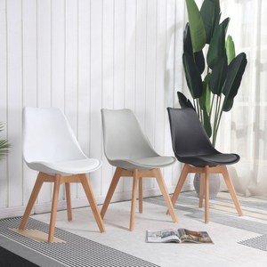 Intérieur salle à <span class=keywords><strong>manger</strong></span> chaise muebles sedie ocio rembourré salon chaises sillas de plasticas solide bois chaise <span class=keywords><strong>tulipe</strong></span> - Product Image 6