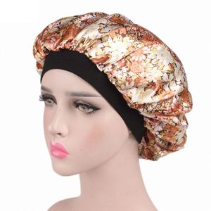 Women Chemo Cap <b>Hair</b> <b>Bonnet</b> Hat Silk Head Cover With Wide Elastic Band Sleep Cap Satin <b>Bonnets</b> - Product Image 5