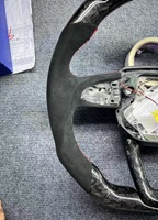Volant de course en fibre de carbone forgée avec LED pour Audi Q5 Q6 Q7 Q8, volant sport personnalisé modifié avec voyant de changement de vitesse RPM