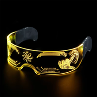Lunettes LED intelligentes ACRYL, très vendues, lumineuses à 7 couleurs, pour hommes et femmes, pour les mariages, les discothèques, les fournitures de fête, les décorations