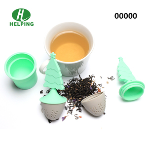 Árbol de Navidad en forma de hoja suelta té infusor/difusor/filtro/más-lindo encantador respetuoso del medio ambiente reutilizable - Product Image 2