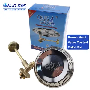 CNJG Africa 6KG Camping LPG Gas Low Pressure Burner Outdoor Stainless Steel Iron Small Burner Gas Cooker With Copper Valve