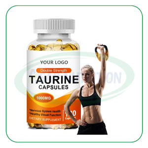 Gélules de taurine de qualité alimentaire OEM 60pcs Capsules de supplément de santé pour la vision des yeux - Product Image 1