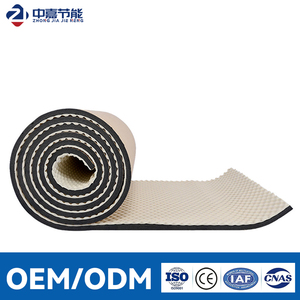 Rouleau de mousse acoustique auto-adhésif en coton, isolation thermique, isolation phonique en PVC, caoutchouc NBR et plastique - Product Image 1