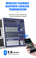 Scène Performance Musique DJ Live Audio Console de mixage Air Box Amplificateur professionnel Mélangeur
