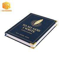 Impresión de Libros de Tapa Dura con Grabado en Relieve de Lámina Dorada Personalizada, Protector de Esquinas Metálico, Cartón Gris, Marcapáginas con Cinta