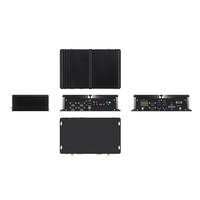 Mini PC industriel sans ventilateur Intel I5/I7 en aluminium, 2 LAN, 6 COM, serveur pare-feu, châssis PC GPIO, ordinateur industriel pour données en périphérie