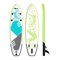 Planche de Stand Up Paddle avec tapis antidérapant en EVA souple, large et stable, pour adultes débutants, lac, océan, surf, tourisme