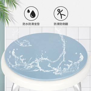 Chaise de douche pivotante en alliage d'aluminium MK03002, tabouret de bain antidérapant pour personnes âgées et femmes enceintes, équipement de sécurité pour la salle de bain - Product Image 1