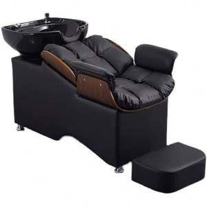 Estilo moderno de moda y cómodo barbería profesional champú cama de lavado esponja de alta densidad para sala de estar - Product Image 1